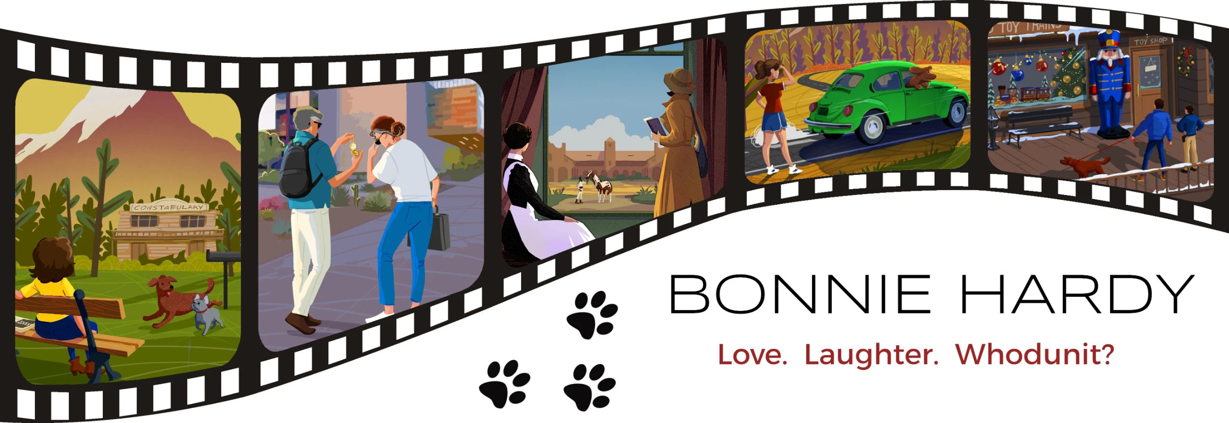 Bonnie Hardy Love. Laughter. Whodunit?